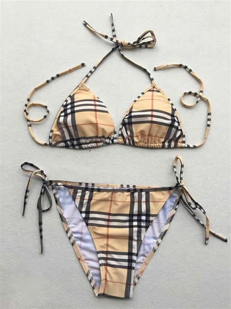 burberry bikini replica|burberry one shoulder swimsuit.